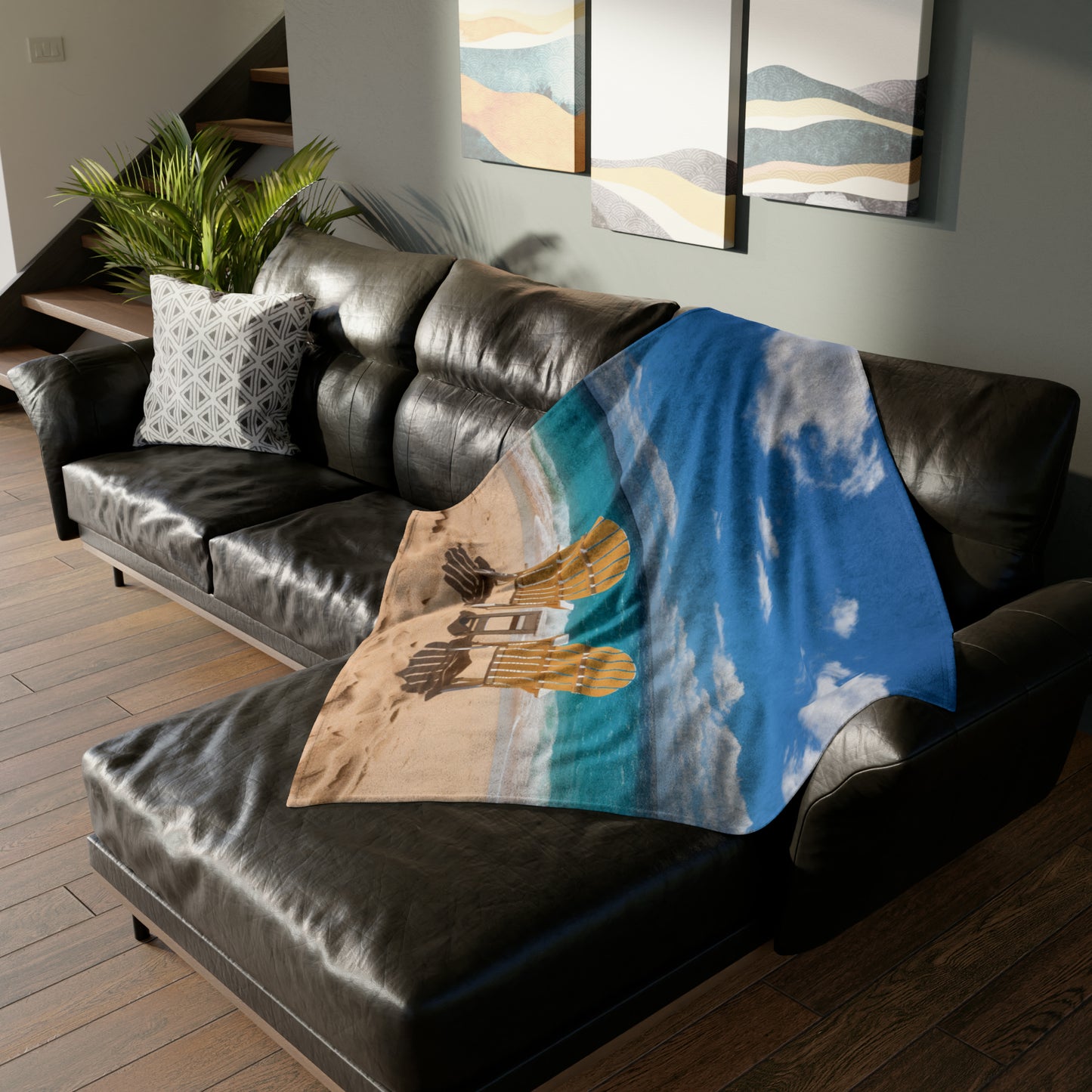 Beach Break Soft Polyester Blanket