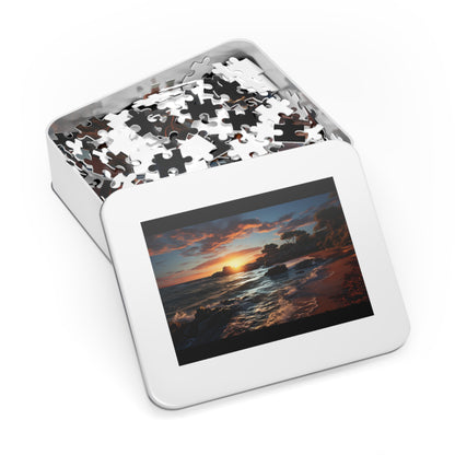 Beach Sunset Jigsaw Puzzle (500,1000-Piece)
