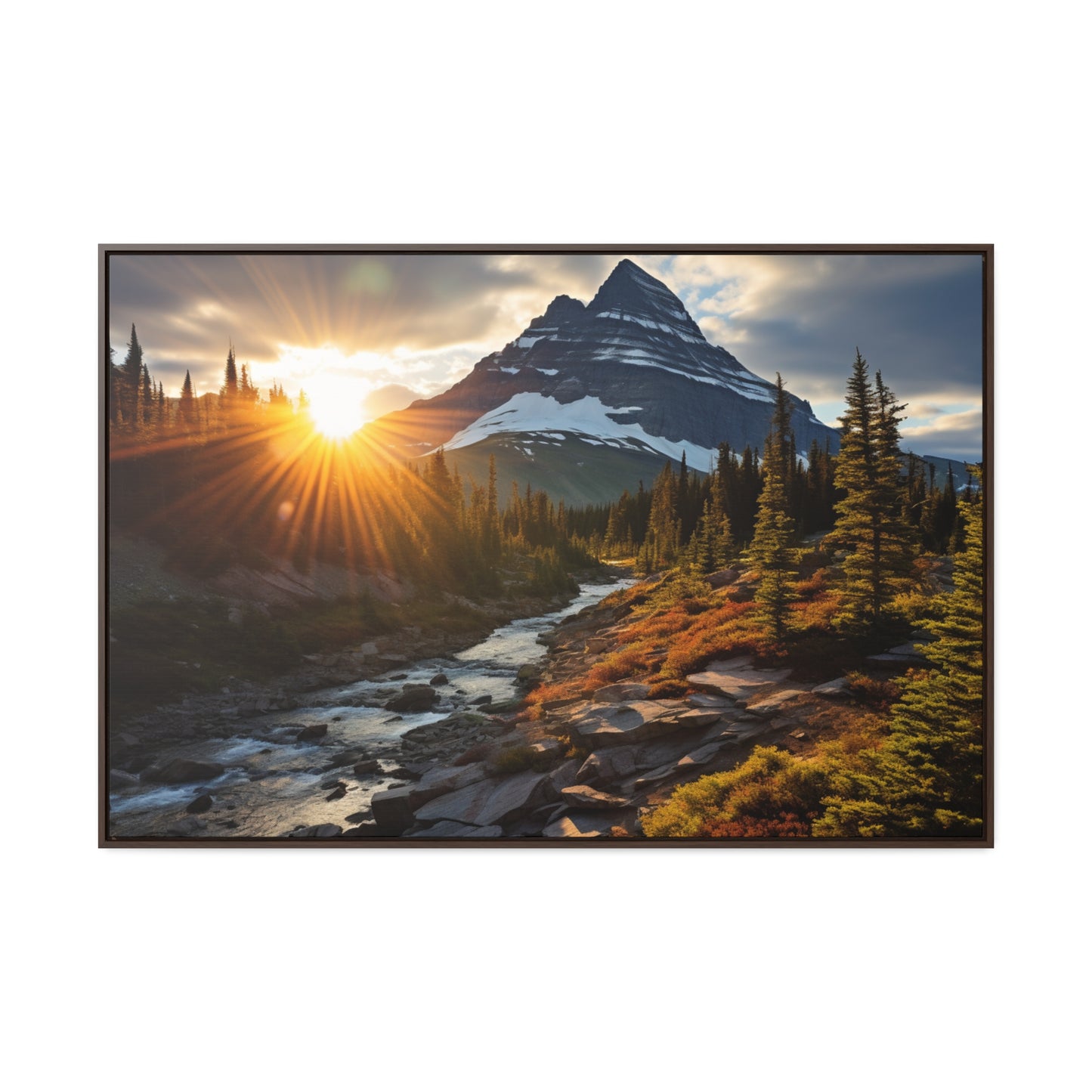 Mountain Sunset Canvas