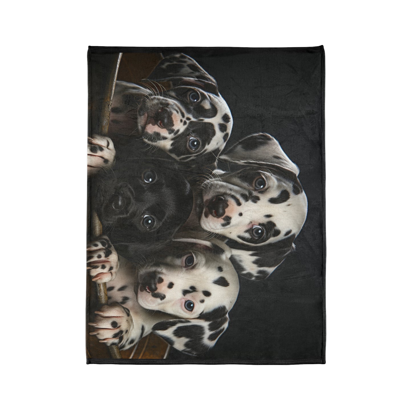 Dalmatian Puppies Soft Polyester Blanket