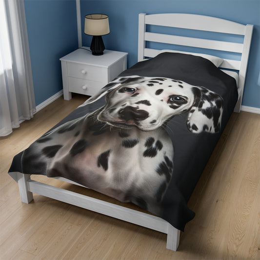 Dalmatian Plush Blanket