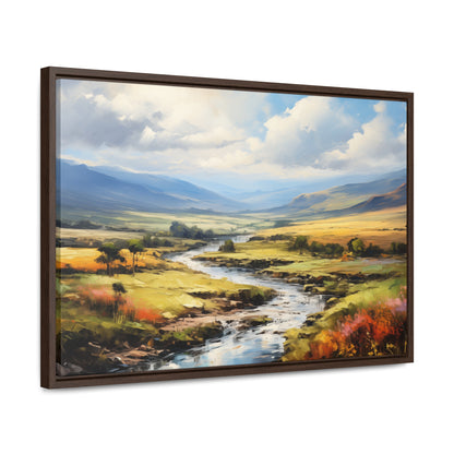 Impressionist Hills and Meadows Canvas