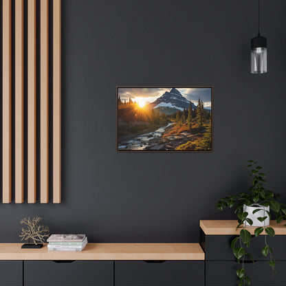 Mountain Sunset Canvas