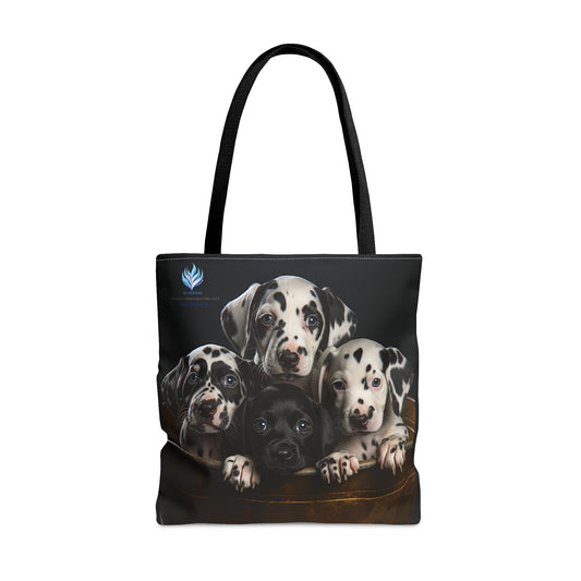 Dalmatian Puppies Tote Bag