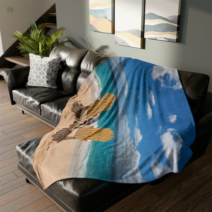 Beach Break Soft Polyester Blanket