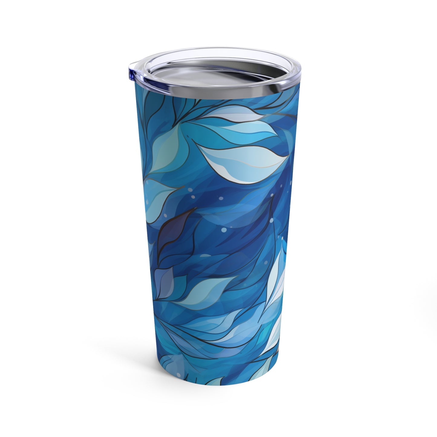 Blue Abstract Tumbler 20oz