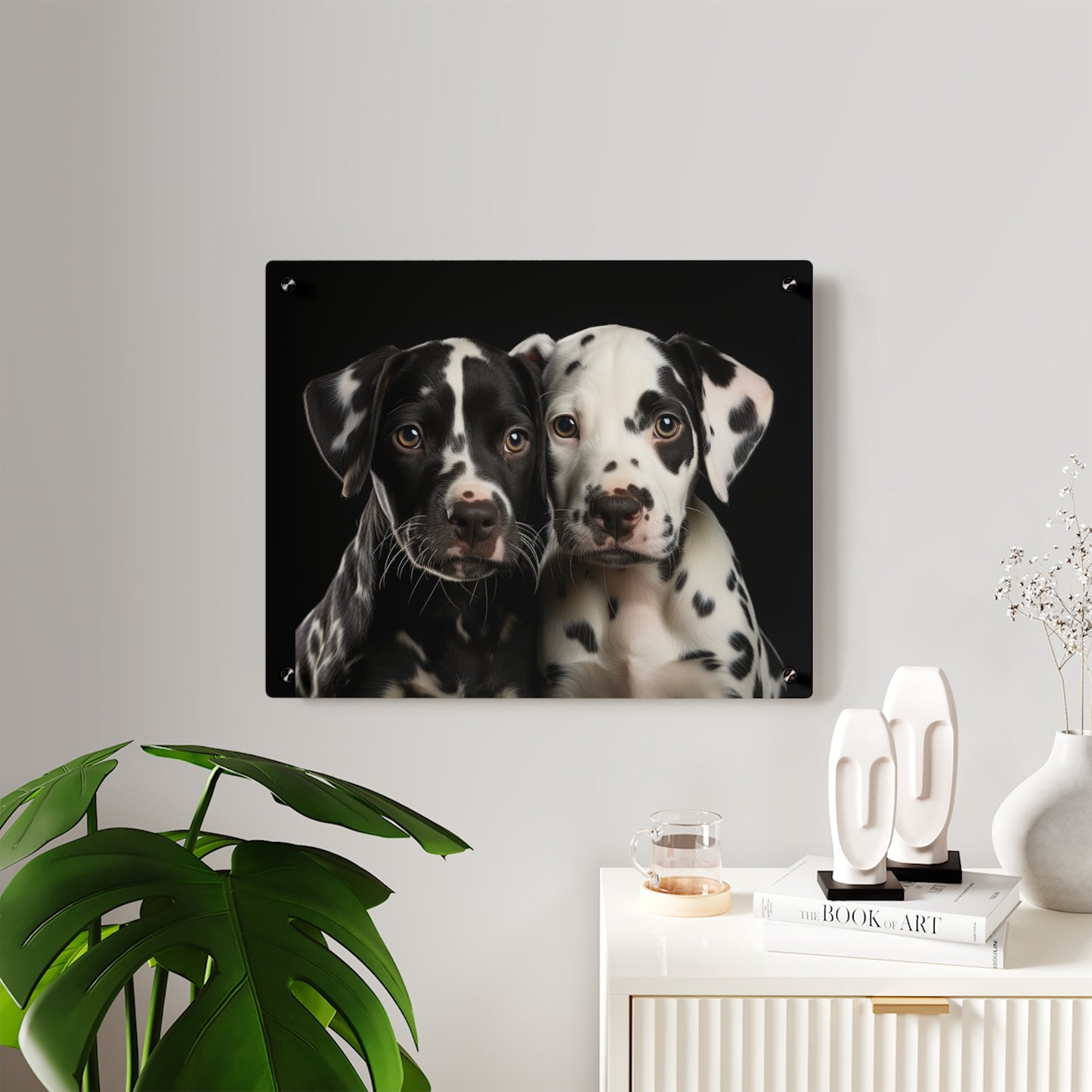 Dalmatian Puppies Acrylic Wall Art Panel