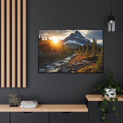 Mountain Sunset Canvas