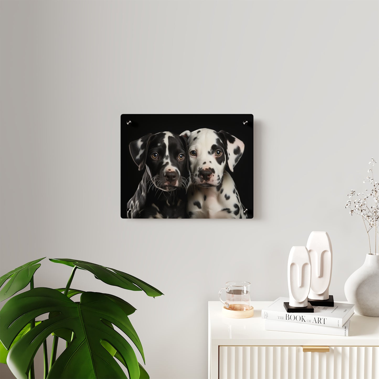 Dalmatian Puppies Acrylic Wall Art Panel
