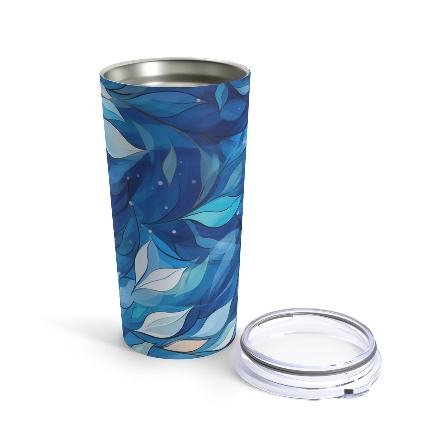 Blue Abstract Tumbler 20oz