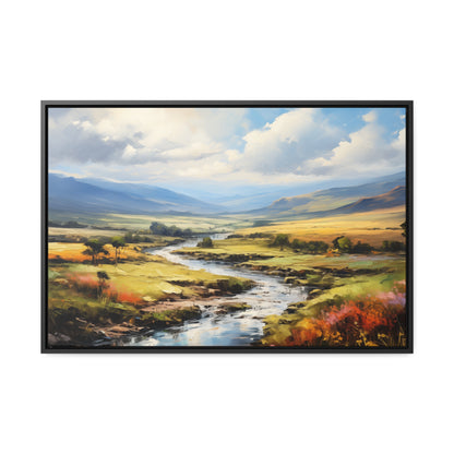 Impressionist Hills and Meadows Canvas