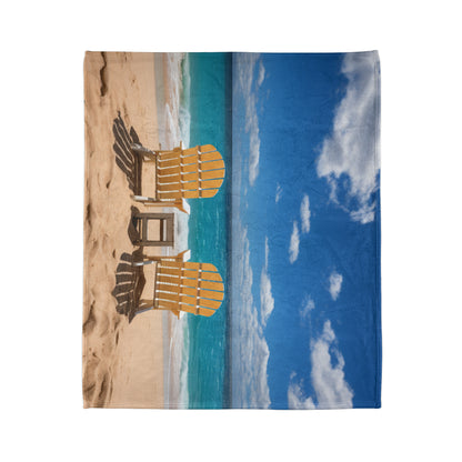 Beach Break Soft Polyester Blanket