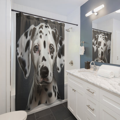Dalmatian Puppy Shower Curtain