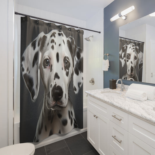 Dalmatian Puppy Shower Curtain