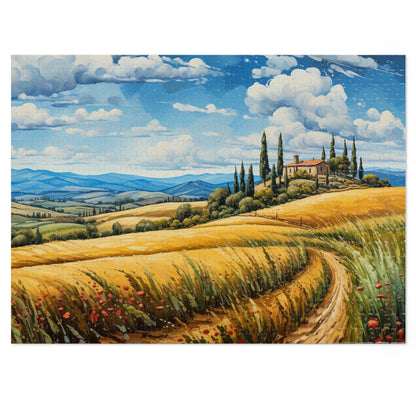 Tuscan Countryside Jigsaw Puzzle (500,1000-Piece)